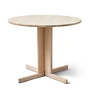 Form & Refine - Trefoil Tisch, Ø 90 cm, Eiche weiß geölt