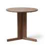  Form & Refine - Trefoil Tisch, Ø 75 cm, Eiche geräuchert