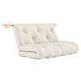 Karup Design - Hooked 135 Sofabett inkl. Bravo Matratze 135 x 200 cm, linen
