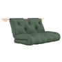 Karup Design - Hooked 135 Sofabett inkl. Bravo Matratze 135 x 200 cm, olivgrün