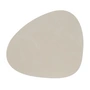 Lind DNA - Tischset Curve L, Corduroy oyster weiß