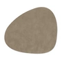 Lind DNA - Tischset Curve L, Corduroy nomad grau