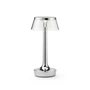 Flos - Bon jour Unplugged Akku-Tischleuchte, Color Tune, chrome