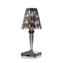 Kartell - Battery Akku-Tischleuchte H 30 cm, rauch