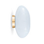 Tom Dixon - Melt LED Wandleuchte / Deckenleuchte, 50 x 28 cm, opal / gold