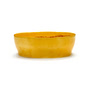 Serax - Feast Salatschale, yellow / red stripes