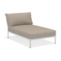 HOUE - Level 2 Chaise Longue, muted white / ash