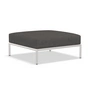 HOUE - Level 2 Ottoman, muted white / dark grey basic