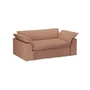 HKliving - Nomad Sofa, 2-Sitzer, Leinen / dusty rose