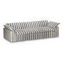HKliving - Nomad Sofa, 4-Sitzer, Rocco / chalkstripe