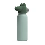 LIEWOOD - Falk Wasserflasche Krokodil, 350 ml, peppermint / garden green
