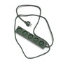 Pedestal - Power Beam, 5 Meter Mehrfachsteckdose, mossy green