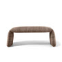 nanimarquina - Folded Bank, large, 120 x 45 cm, graubraun