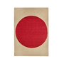 nanimarquina - Topo Wollteppich, 170 x 240 cm, rot