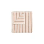 Blomus - Arto Handtuch, 100 x 50 cm, moonbeam / amber brown