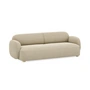 Northern - Gem 3-Sitzer Sofa, 220 x 97 cm, Eiche hell geölt / otterbeige (Nevotex Lillehammer)