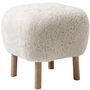 &Tradition - Pouf ATD1, Sheep Moonlight / Eiche geölt