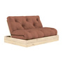 Karup Design - Flip  Tagesbett, 140 x 200 cm, Kiefer natur / clay brown (759)