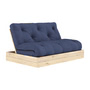 Karup Design - Flip Tagesbett, 140 x 200 cm, Kiefer natur / navy (737)