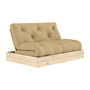 Karup Design - Flip Tagesbett, 140 x 200 cm, Kiefer natur / wheat beige (758)
