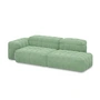 OUT Objekte unserer Tage - Henn Sofa 10, 245 x 105 cm, pistazie (Asator 0834 by Kvadrat/Raf Simons)
