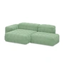 OUT Objekte unserer Tage - Henn Sofa 02, 245 x 140 cm, pistazie (Asator 0834 by Kvadrat/Raf Simons)