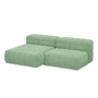 OUT Objekte unserer Tage - Henn Sofa 01, 210 x 140 cm, pistazie (Asator 0834 by Kvadrat/Raf Simons)