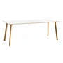 HAY - Copenhague Deux CPH210 2.0 Esstisch 200 x 75 cm, Eiche lackiert / Laminat perlweiß