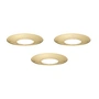 Stoff Nagel - Kerzenmanschette, Ø 2,85 cm, Messing (3er-Set)