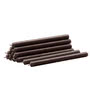 Stoff Nagel - Paraffin-Kerzen, hazelnut (12er-Set)