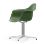 Vitra - Eames Plastic Armchair DAL RE, poliert / forest (Filzgleiter basic dark)