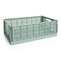 HAY - Colour Crate Korb XL, 68 x 42 cm, salbeigrün, recycled