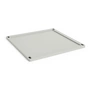 HAY - Colour Crate Square Deckel L, Kunststoff, grau