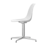 Vitra - Eames Plastic Side Chair DSL RE, poliert / baumwollweiß (Filzgleiter basic dark)