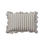 Broste Copenhagen - Ina Kissenbezug, 40 x 60 cm, dusty blue / brown kelp