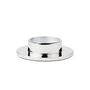 Broste Copenhagen - Maro Kerzenständer, Ø 10 x H 4 cm, silber
