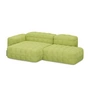 OUT Objekte unserer Tage - Henn Sofa 02, 245 x 140 cm, limette (Suunta 0402 by Kvadrat)