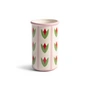 &klevering - Patch Vase, Tulpe, Ø 11,5 x 19,5 cm, mehrfarbig