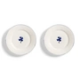 &klevering - Anouk Teller, Kleeblatt, Ø 21 cm, blau (2er-Set)