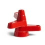 &klevering - Brute Kerzenhalter, H 17 cm, rot