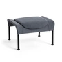 HAY - O2 Ottoman, schwarz / grau (Lift) (Filzgleiter)