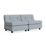 HAY - Amanta 2 Sitzer Sofa, frost blue / blaugrau (Naveli 723)
