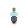 Holmegaard - Bubble Kerzenständer H 14 cm, hellblau / smoke