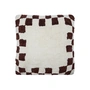House Doctor - Chess Kissenbezug, 50 x 50 cm, braun / off-white