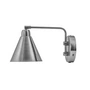 House Doctor - Game Wandleuchte, L 30 cm, silber-finish gebürstet