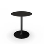 HOUE - Pico Gartentisch, Ø 64 cm, Gestell rund, schwarz