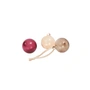 Ferm Living - Glass Baubles Weihnachtskugel, S, rosarot transluzent (3er-Set)
