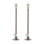Weltevree - Sticklight LED- Outdoorleuchte, oxidrot (2er-Set)