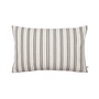 Ferm Living - Twill Kissen, 40 x 60 cm, off-white / schwarz