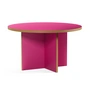 HKliving - Esstisch, Ø 130 cm, raspberry